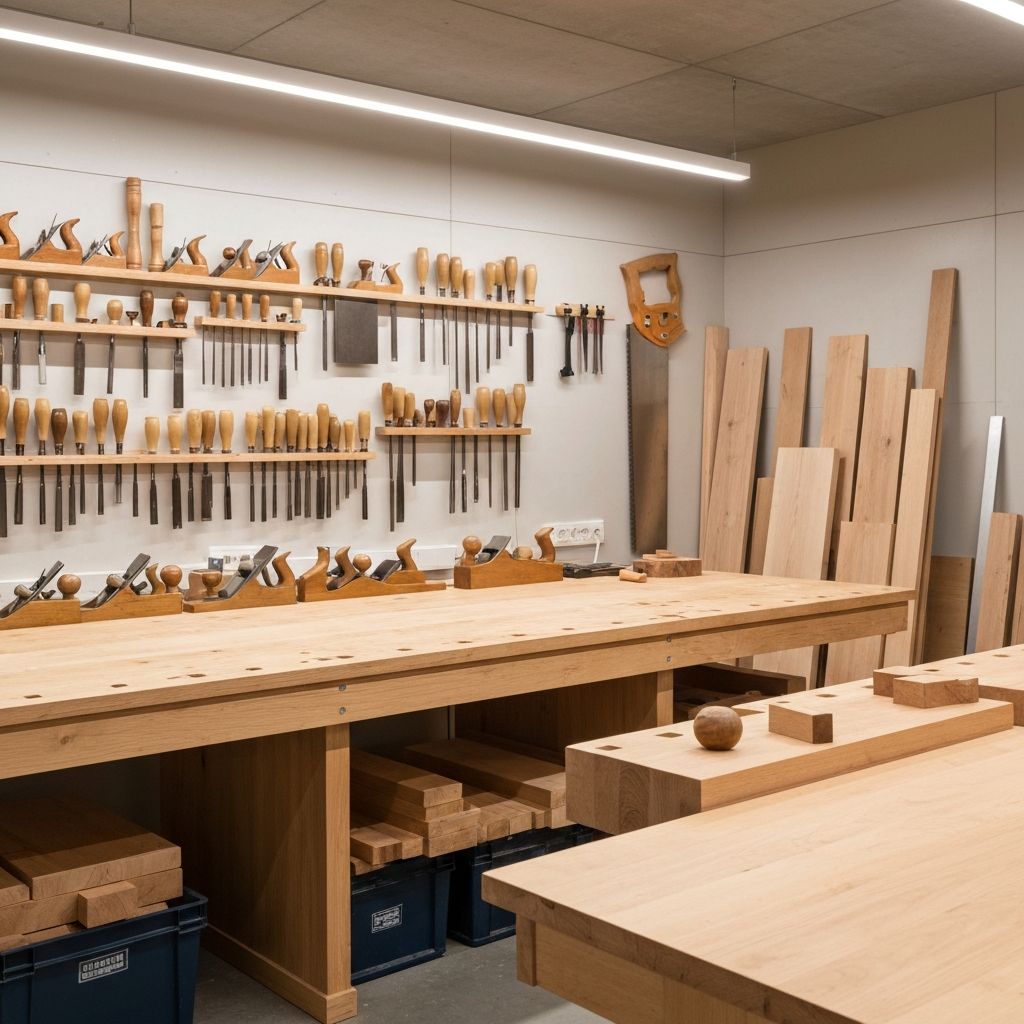 AJ Joinery and Fire Protection workspace